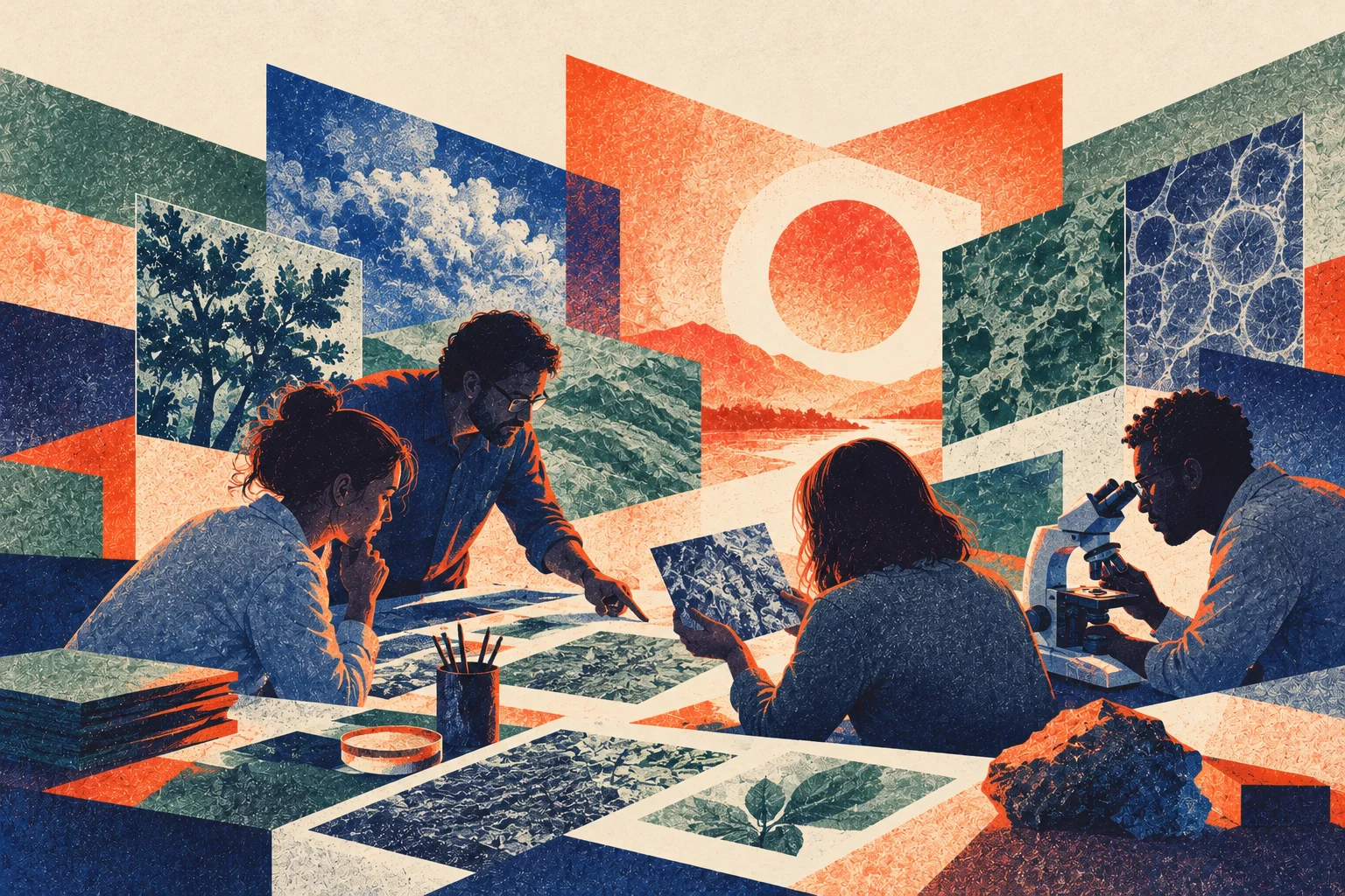 Illustration éditoriale abstraite de l'écart entre un signal annoncé et sa preuve vérifiée.
